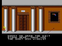une photo d'Ã©cran de The Simpsons - Bart Vs The Space Mutants sur Nintendo Nes
